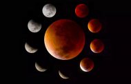 Super blood wolf moon: stargazers battle cold and clouds to view lunar eclipse
