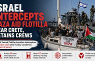 Israel intercepts Gaza aid flotilla near Crete, detains crews amid international condemnation