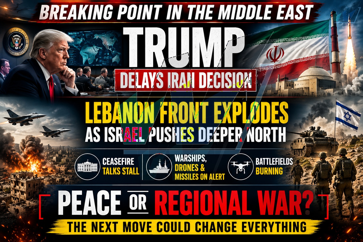 Trump’s Iran Gamble Meets Lebanon’s Escalation: A Middle East Ceasefire Hangs by a Thread