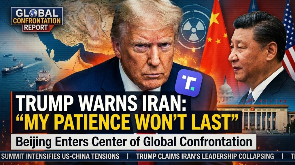 Trump Warns Iran: “My Patience Won’t Last”… As Beijing Enters the Center of the Global Confrontation