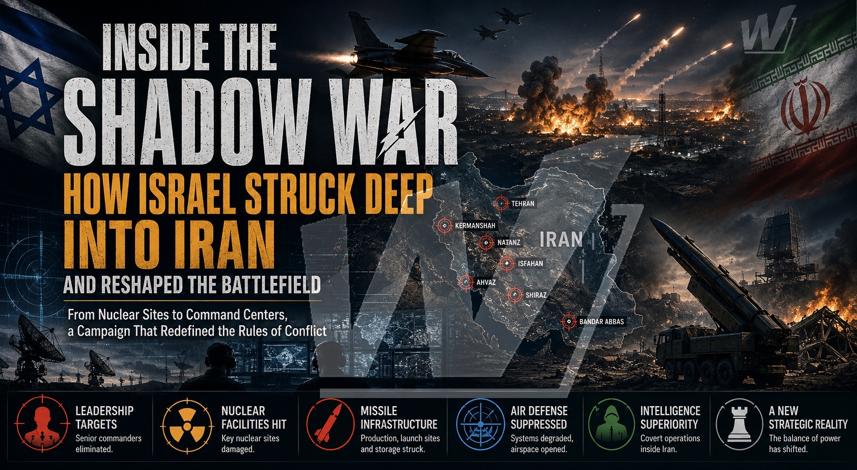 Inside the Shadow War: How Israel Struck Deep into Iran and Reshaped the Battlefield