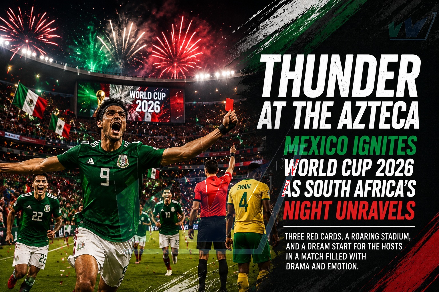 Thunder at the Azteca: Mexico Ignites World Cup 2026 as South Africa's Night Unravels