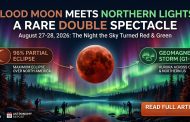 Blood Moon Meets Northern Lights: A Rare Double Spectacle Lights Up the August Sky