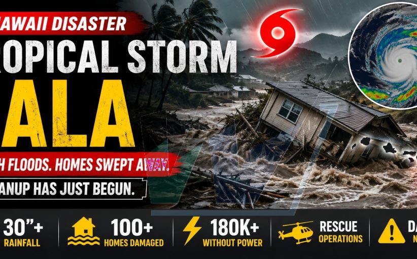 Tropical Storm Lala Leaves Hawaii Facing a Long Cleanup