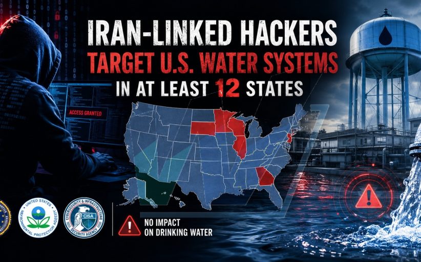 Iran-Linked Cyber Campaign Targets U.S. Water Systems Across at Least 12 States