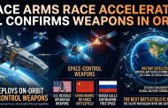 US Confirms Weapons Are Already in Orbit as Space Arms Race Accelerates